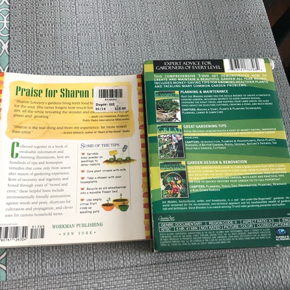 Gardening book and set of three DVD - Picture 3 of 3